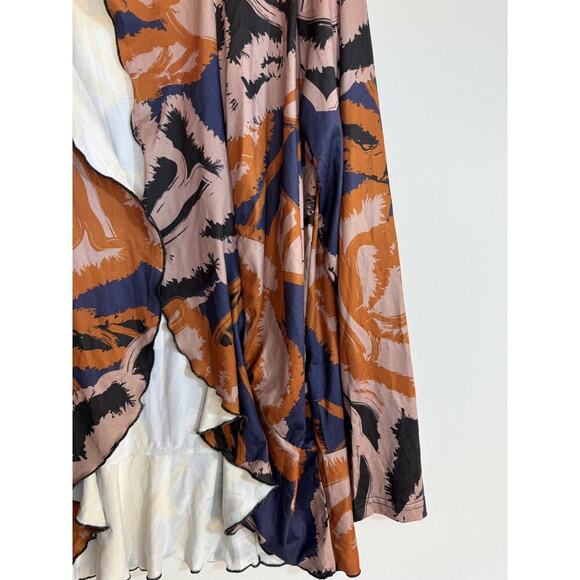 Women’s Print V-neck Open Front Cardigan Casual Print Long Sleeve Sz M - Picture 6 of 10